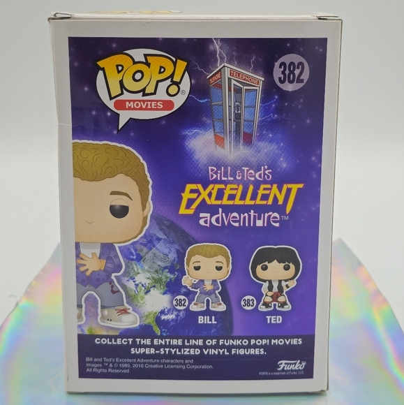 Funko POP! Bill and Ted's Excellent Adventure Bill S Preston #382 Vinyl Figure - Picture 4 of 6